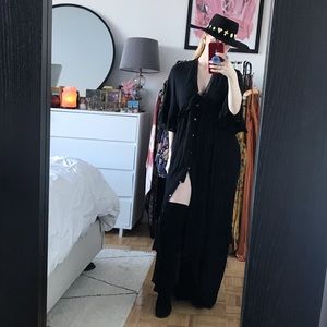 🌿 Free People Paradiso Maxi Dress in Black